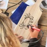 workshop borrelplank houtbranden